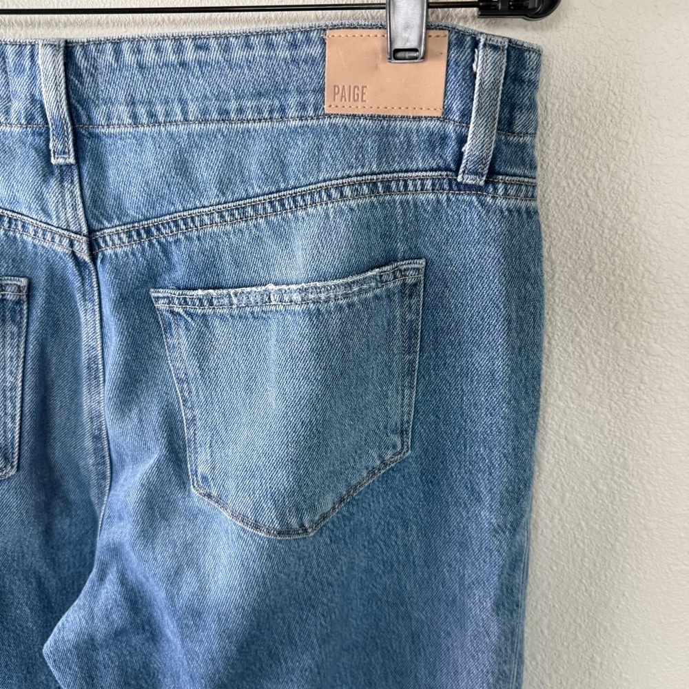 PAIGE Zoey Tie Waist Wide Leg Jeans Alaya Denim Boho Casual Women’s Size 32 - Picture 14 of 16